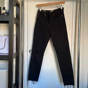 Black Levi Wedgie Denim Jeans
